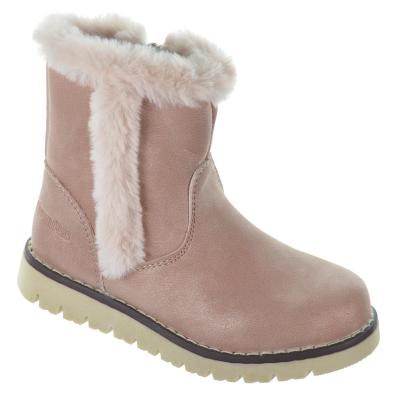 113020 Conguitos Botín sintético. Forro y plantilla textil acolchado. cremallera , pelo decorativo. Piso de goma antideslizante.