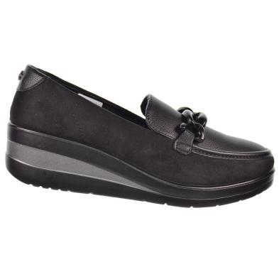 25332 Amarpies Zapato Confort en sintético y textil. Plantilla acolchada confort extraíble. Suela de caucho con cuña de 5cm. 25332 Amarpies Zapato Confort en sintético y textil. Plantilla acolchada confort extraíble. Suela de caucho con cuña de 5cm.