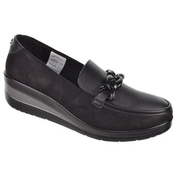 25332 Amarpies Zapato Confort en sintético y textil. Plantilla acolchada confort extraíble. Suela de caucho con cuña de 5cm. 2