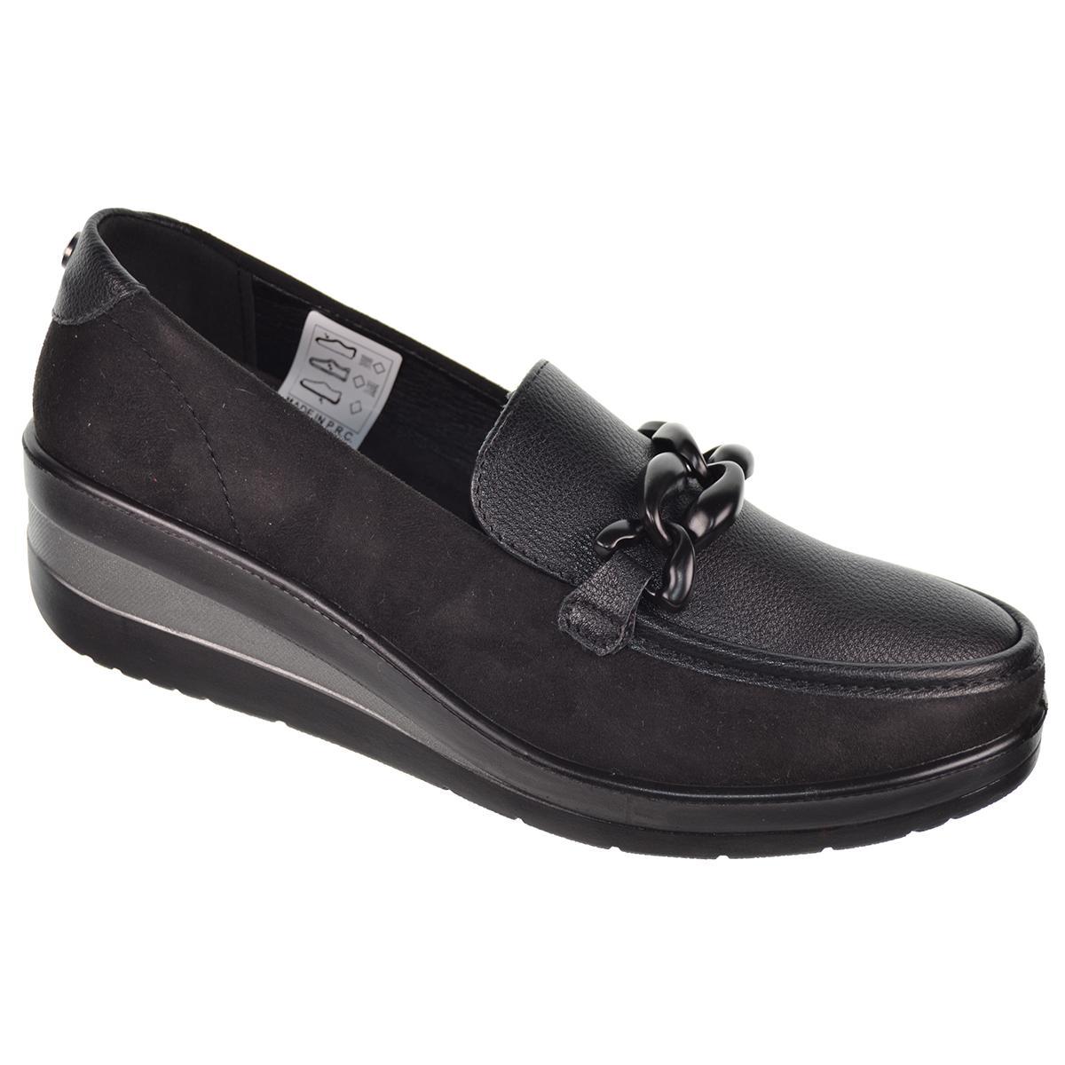 25332 Amarpies Zapato Confort en sintético y textil. Plantilla acolchada confort extraíble. Suela de caucho con cuña de 5cm. 25332 Amarpies Zapato Confort en sintético y textil. Plantilla acolchada confort extraíble. Suela de caucho con cuña de 5cm.