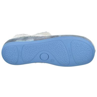 30536 Cmconfort Zapatilla de Casa en textil.  con borreguillo y plantilla extraíble acolchada confort. antideslizante