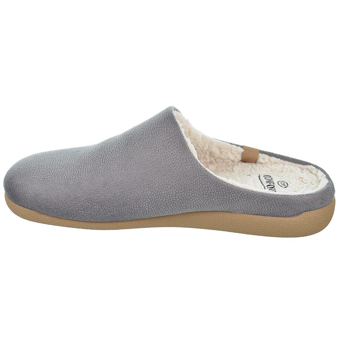 30543 Cmconfort Zapatilla estar por casa. Destalonada en textil suave,  borreguillo y plantilla acolchada.  antideslizante 30543 Cmconfort Zapatilla estar por casa. Destalonada en textil suave,  borreguillo y plantilla acolchada.  antideslizante