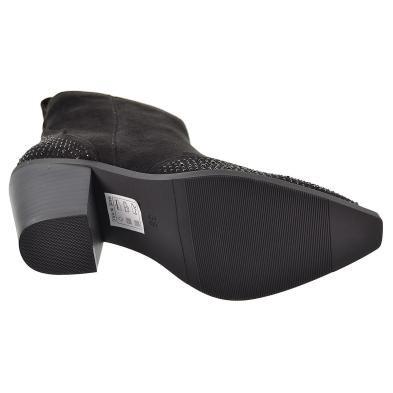 25232 D´Angela Botín en ante sintético. Forro y plantilla en textil acolchado, cremallera .  antideslizante y tacón de 7cm