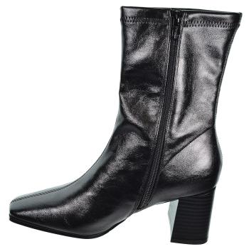 25242 D´Angela Botín Licra en sintético metalizado. con licra, forro textil cremallera interior. tacón ancho de 7cm de altura. 2