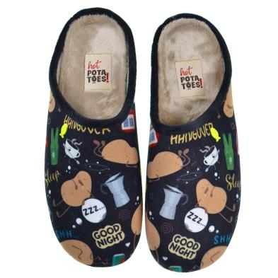 Galston Hot Potatoes Zapatilla Casa Corte estampado de fieltro y planta afelpada. Plantilla extraíble 100% reciclado. Caucho. Galston Hot Potatoes Zapatilla Casa Corte estampado de fieltro y planta afelpada. Plantilla extraíble 100% reciclado. Caucho.