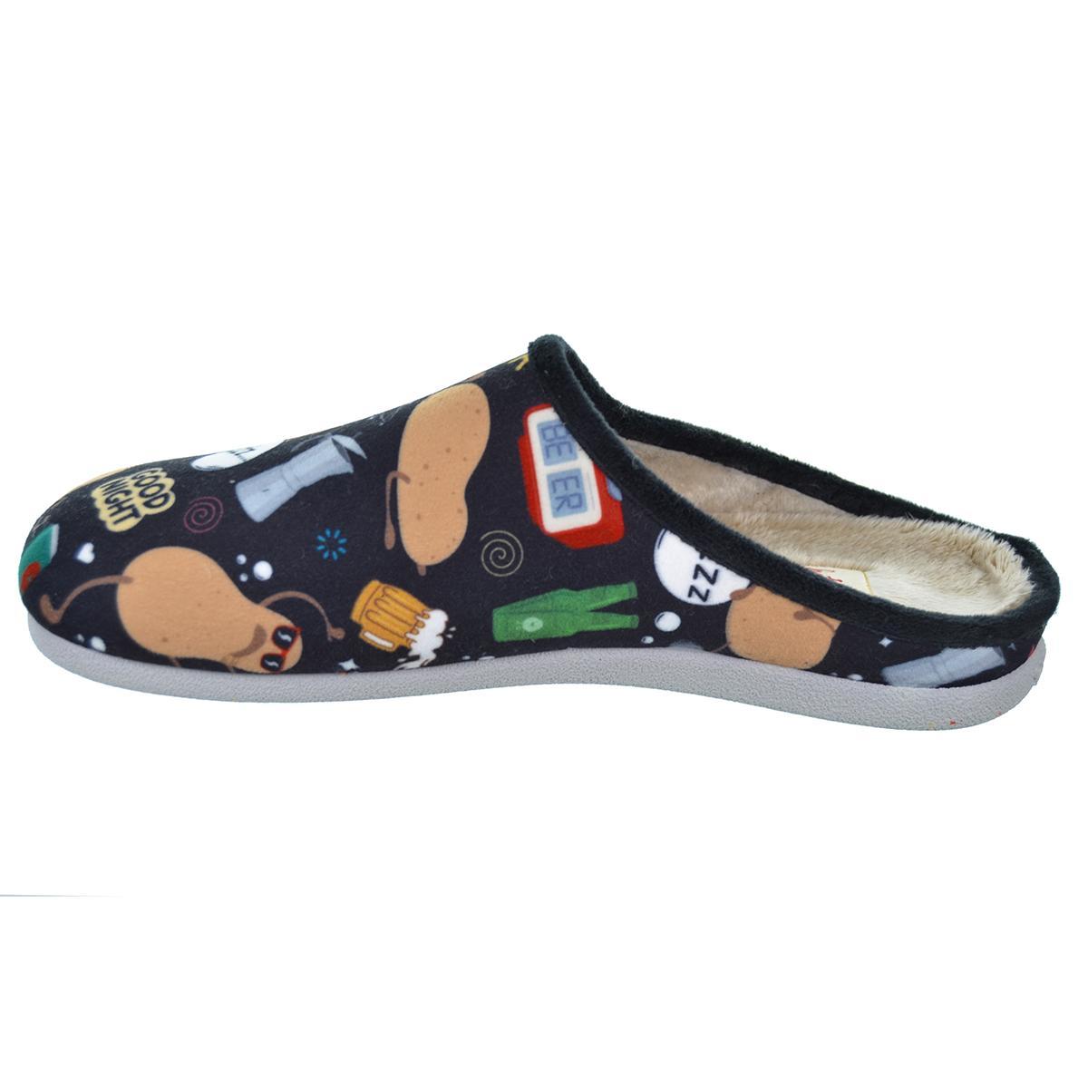 Galston Hot Potatoes Zapatilla Casa Corte estampado de fieltro y planta afelpada. Plantilla extraíble 100% reciclado. Caucho. Galston Hot Potatoes Zapatilla Casa Corte estampado de fieltro y planta afelpada. Plantilla extraíble 100% reciclado. Caucho.