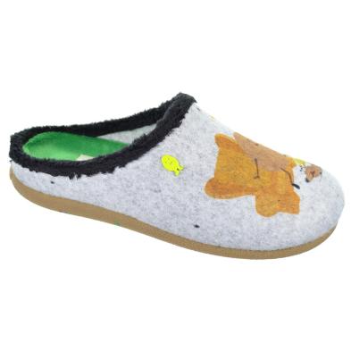 Santry Hot Potatoes Zapatilla Casa Corte estampado de fieltro y planta afelpada. Plantilla extraíble 100% reciclado. Caucho. Santry Hot Potatoes Zapatilla Casa Corte estampado de fieltro y planta afelpada. Plantilla extraíble 100% reciclado. Caucho.