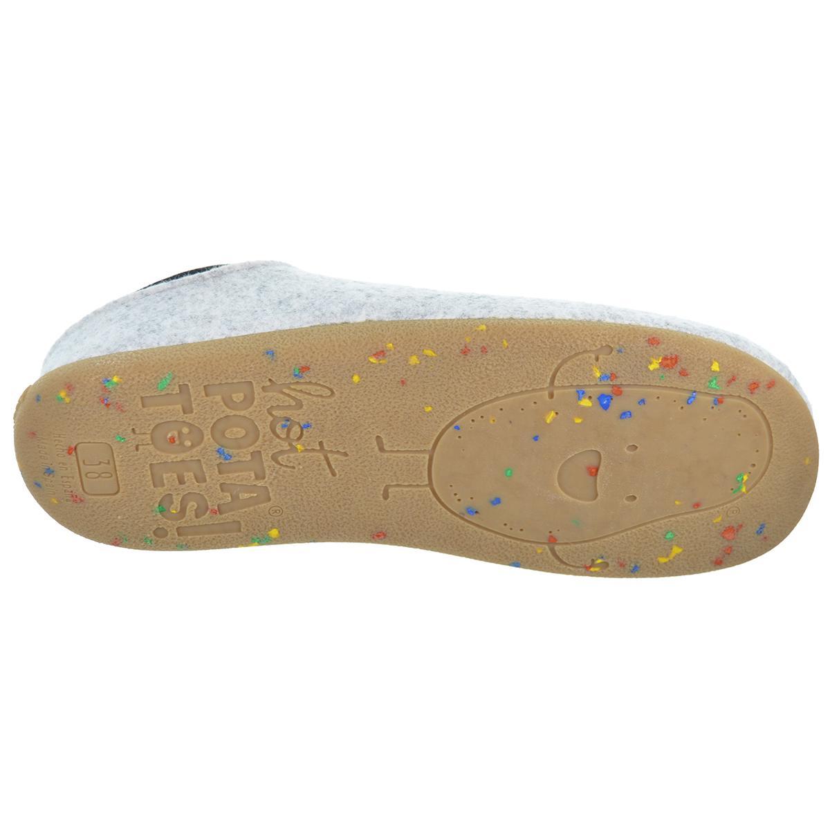 Gaimberg Hot Potatoes Zapatilla Casa Corte estampado de fieltro y planta afelpada. Plantilla extraíble 100% reciclado. Caucho.