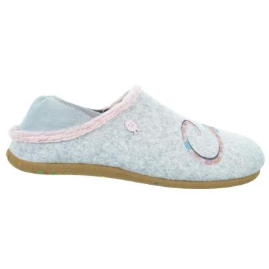 Berwang Hot Potatoes Zapatilla Casa Corte estampado de fieltro y planta afelpada. Plantilla extraíble 100% reciclado. Caucho.