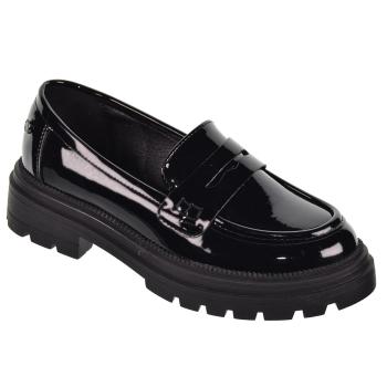 150640 Xti Kids Zapato Mocasín en charol. Sintético y detalle con antifaz. Suela de goma desdentada antideslizante. 2