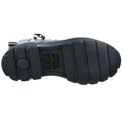 594049 B&W Botín sintético. forro y plantilla textil acolchado. cremallera y cordones ajustables. Piso de goma antideslizante.