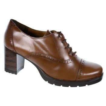 LEURY13 Desireé  Zapato Piel. Forro textil, plantilla acolchada. Con cordones. Suela antideslizante. Tacón grueso 7cm.de altura 2