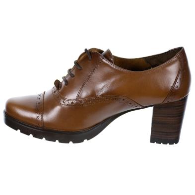 LEURY13 Desireé  Zapato Piel. Forro textil, plantilla acolchada. Con cordones. Suela antideslizante. Tacón grueso 7cm.de altura LEURY13 Desireé  Zapato Piel. Forro textil, plantilla acolchada. Con cordones. Suela antideslizante. Tacón grueso 7cm.de altura