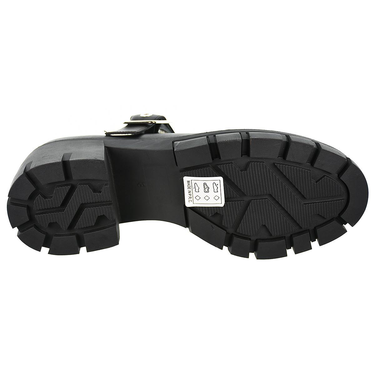 25110 D´Angela Zapato Casual sintético. Plantilla acolchada, y cierre con hebilla regulable. Tacón ancho y plataforma