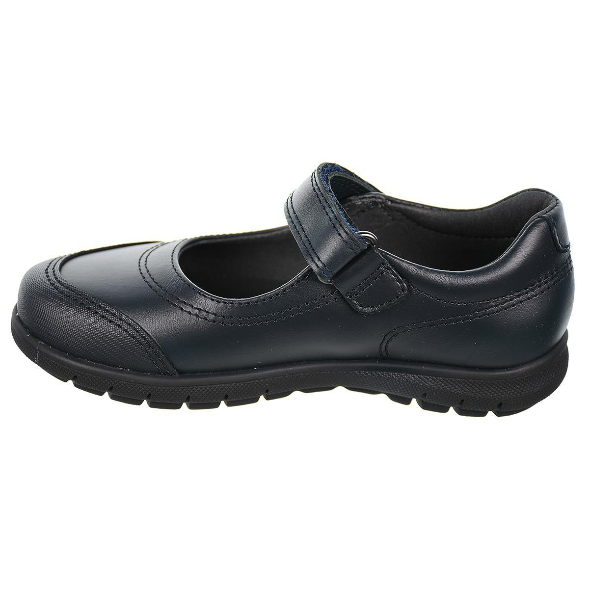 348220 Pablosky Zapato Piel Colegial. Forro y plantilla textil transpirable. Velcro. Suela antideslizante