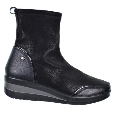 25338 Amarpies Botín sintético y textil con licra. Cremallera y plantilla extraíble memory confort. Suela con cuña de caucho 25338 Amarpies Botín sintético y textil con licra. Cremallera y plantilla extraíble memory confort. Suela con cuña de caucho