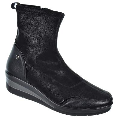 25338 Amarpies Botín sintético y textil con licra. Cremallera y plantilla extraíble memory confort. Suela con cuña de caucho 25338 Amarpies Botín sintético y textil con licra. Cremallera y plantilla extraíble memory confort. Suela con cuña de caucho