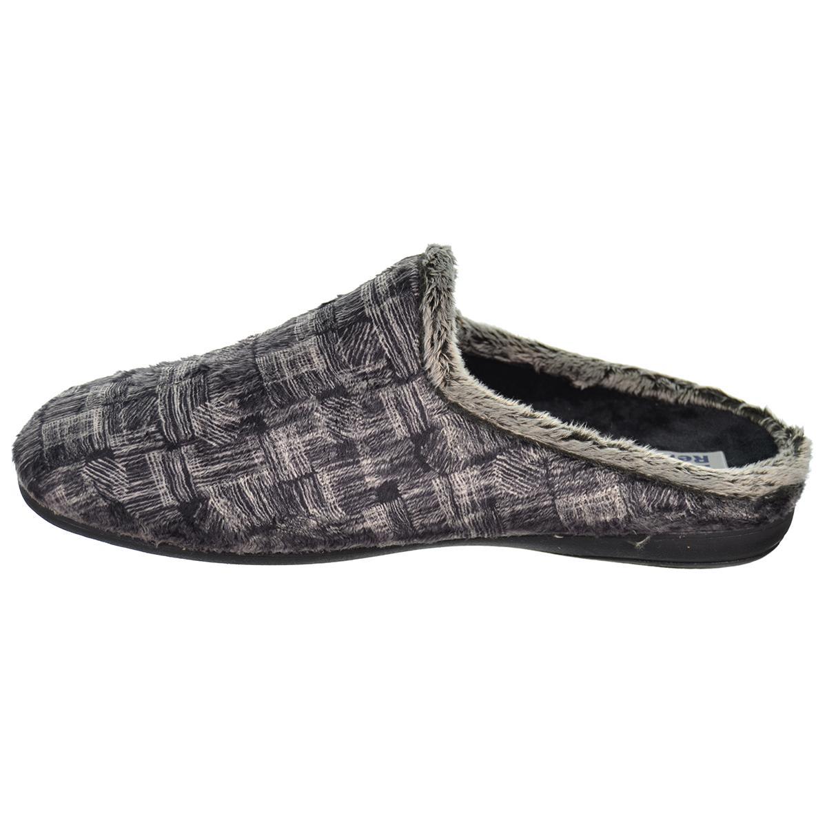 13890 Biorelax Zapatilla Casa. Destalonada en textil. Plantilla extraíble acolchada. Máximo confort. Suela goma antideslizante