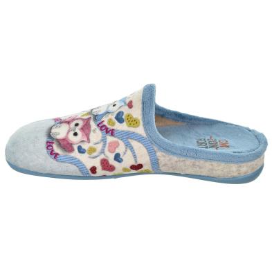 20186 Cmconfort Zapatilla estar por casa destalonada. Textil  plantilla acolchada. Suela  goma antideslizante, ligero y flexible