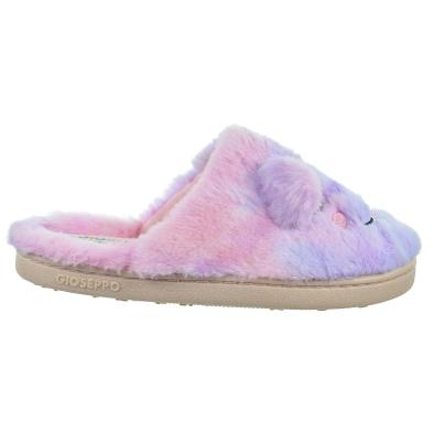 70036 Hamna Gioseppo Zapatilla Casa destalonada. Textil, plantilla acolchada y piso de goma antideslizante.