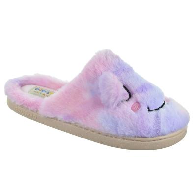 70036 Hamna Gioseppo Zapatilla Casa destalonada. Textil, plantilla acolchada y piso de goma antideslizante.