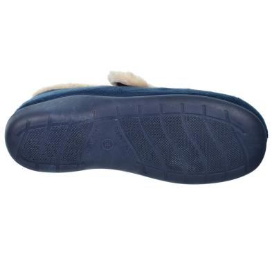 30559 Cmconfort Zapatilla Casa. Textil muy suave con velcro ajustable y plantilla acolchada. antideslizante.