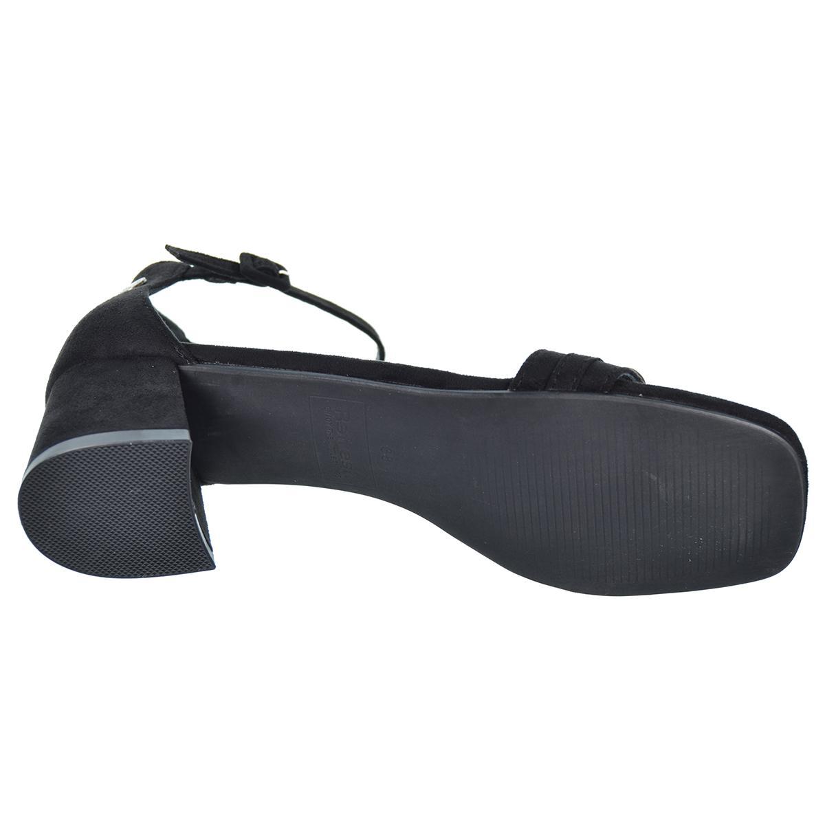 Refresh 171892 Sandalia Antelina Vegana Tacón Ancho Mujer