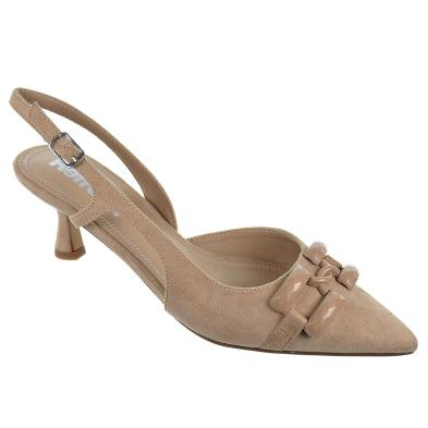 Refresh 171890 Zapato Salón Antelina Vegano Tacón 5cm Mujer