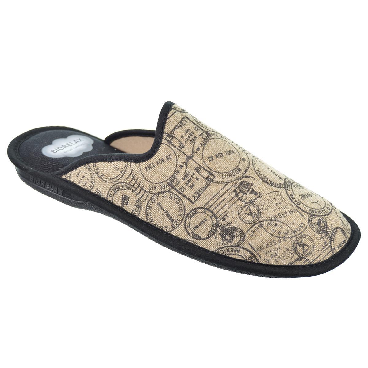 Biorelax 1446 Zapatilla Casa Hombre Pies Delicados