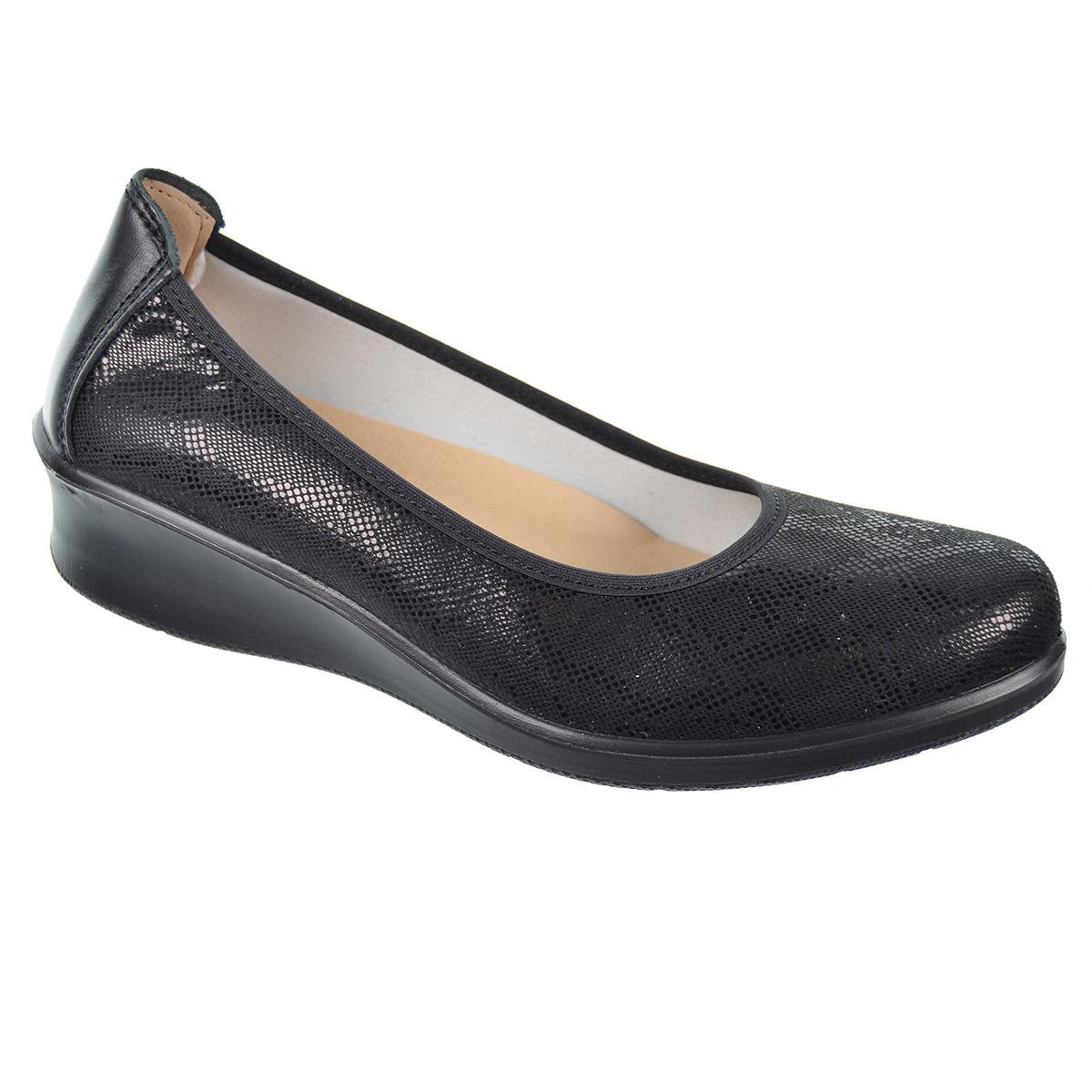 Laura Azaña 21820 Zapato Confort Piel Fantasía con Cuña Acolchado Laura Azaña 21820 Zapato Confort Piel Fantasía con Cuña Acolchado