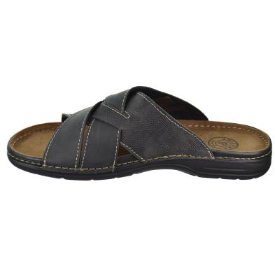 Arizona 634 Sandalia Zueco Acolchada Tiras Cruzadas Hombre en sintético y plantilla en piel acolchada. Piso de caucho.