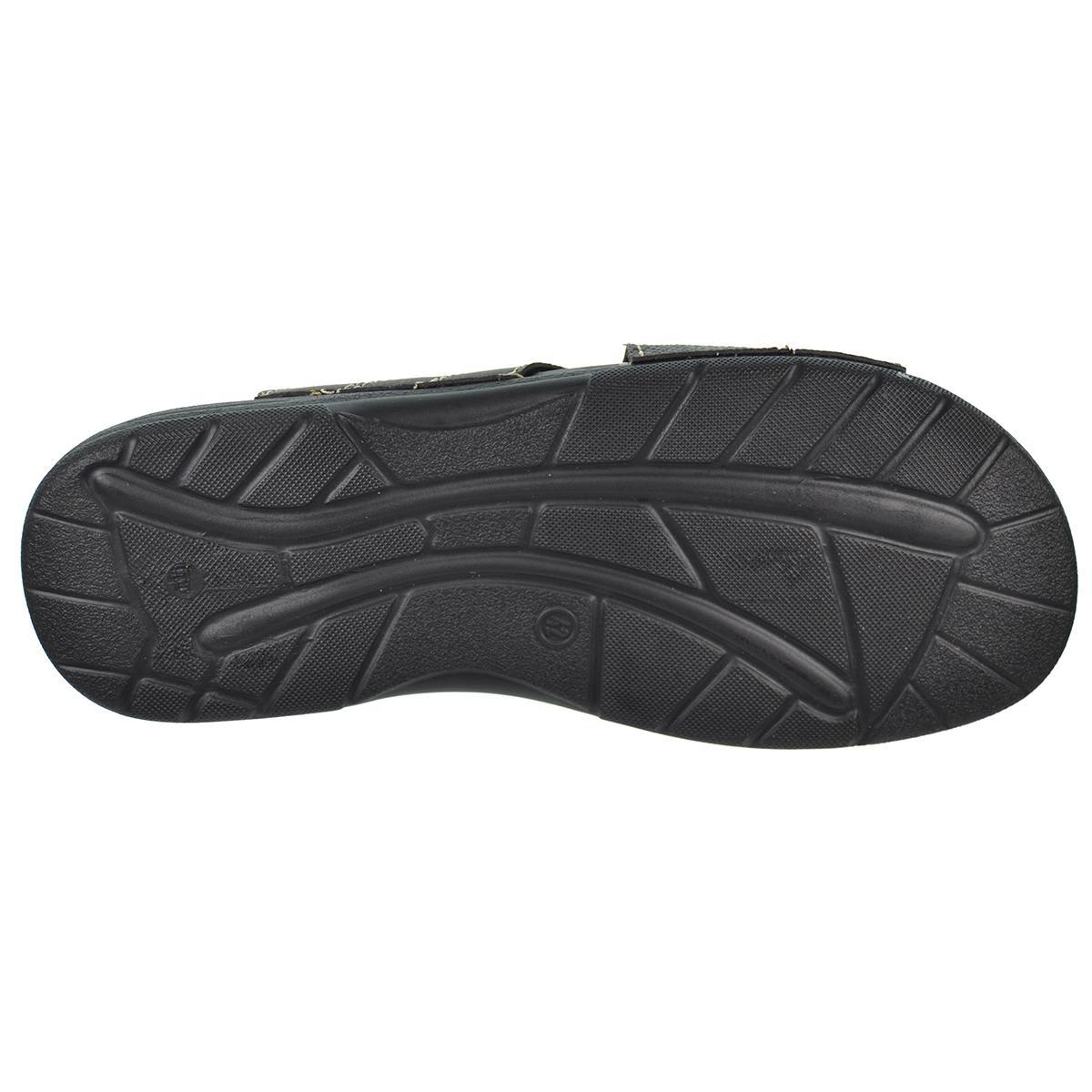 Arizona 634 Sandalia Zueco Acolchada Tiras Cruzadas Hombre en sintético y plantilla en piel acolchada. Piso de caucho.