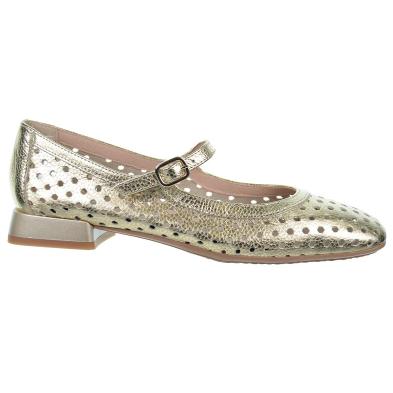 Desiree Dati5 Zapato Estilo Mercedes en Piel. Hebilla regulable. Acolchada.  antideslizante con tacón ancho de 2cm.