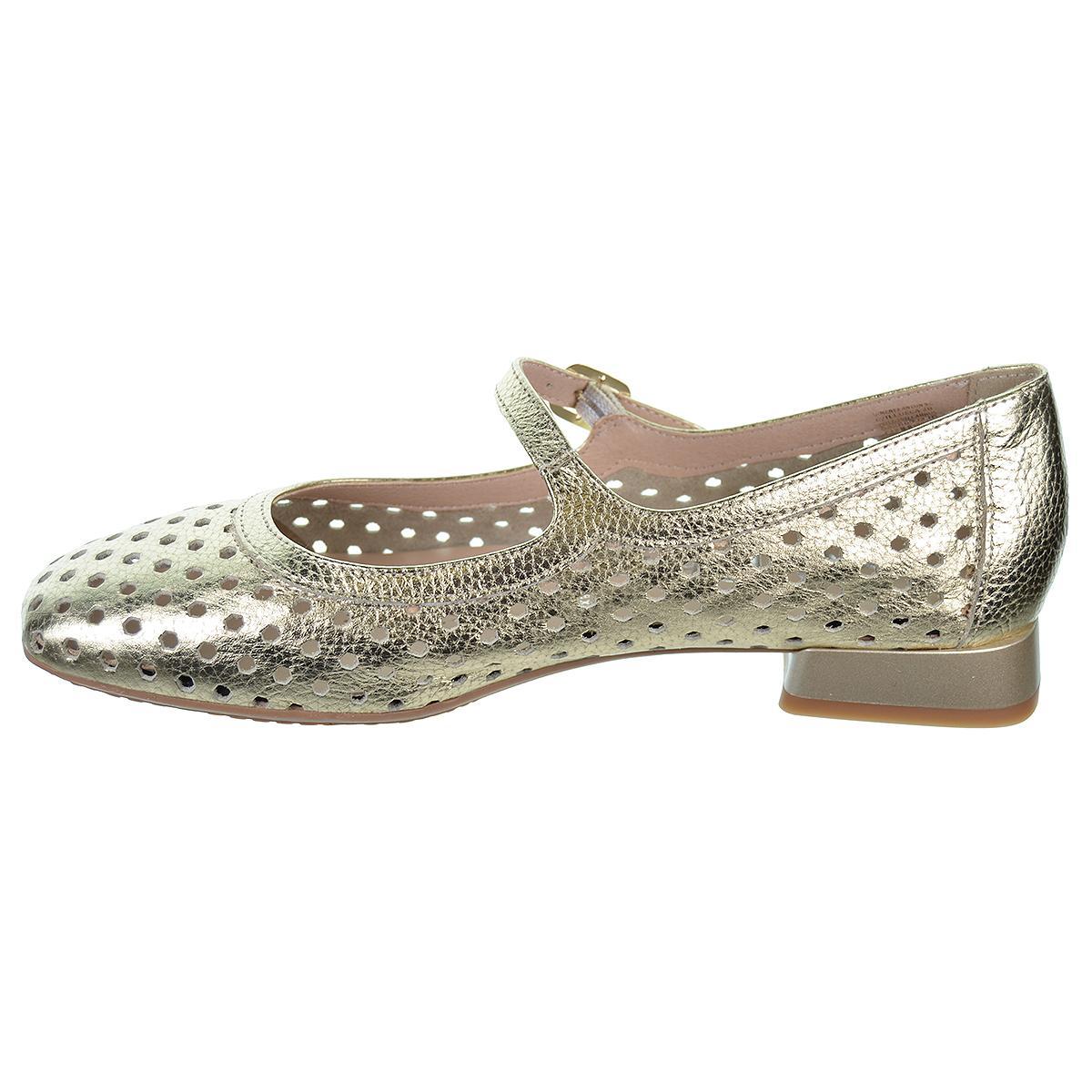 Desiree Dati5 Zapato Estilo Mercedes en Piel. Hebilla regulable. Acolchada.  antideslizante con tacón ancho de 2cm.