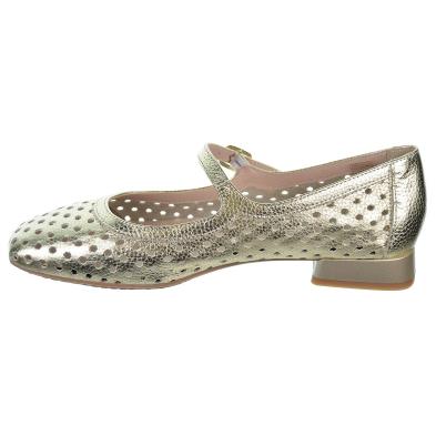 Desiree Dati5 Zapato Estilo Mercedes en Piel. Hebilla regulable. Acolchada.  antideslizante con tacón ancho de 2cm.