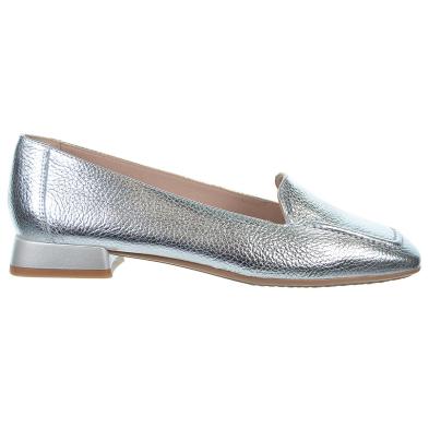 Desiree Dati4 Zapato Mocasín Piel grabada. Plantilla en piel y suela antideslizante ligera y flexible con tacón ancho de 2cm.