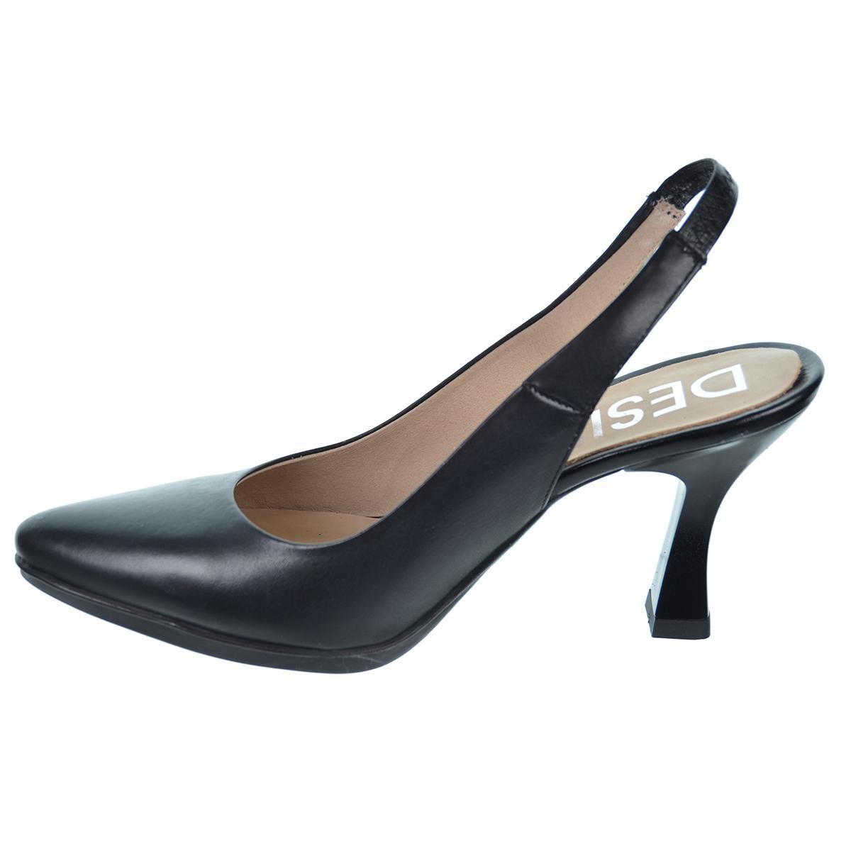 Desiree Sami1 Zapato Salón Piel Destalonado Mujer Tacón 7 cm antideslizante Desiree Sami1 Zapato Salón Piel Destalonado Mujer Tacón 7 cm antideslizante