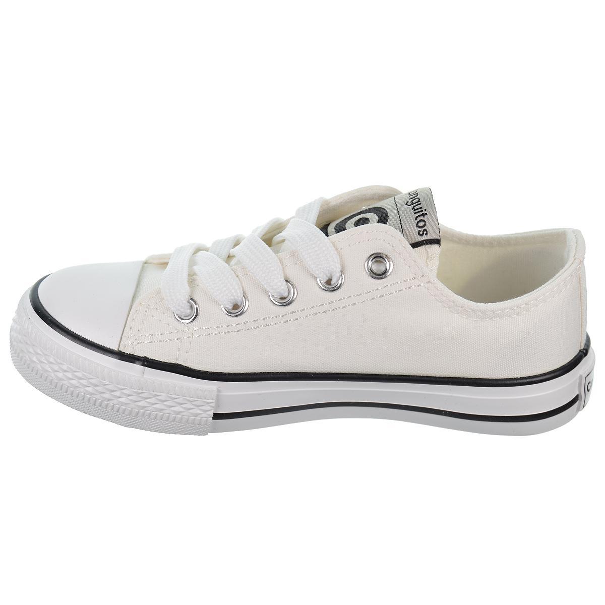 Zapatilla de lona. Forro textil. Cierre en cordones ajustables. Piso y puntera de goma antideslizante. Zapatilla de lona. Forro textil. Cierre en cordones ajustables. Piso y puntera de goma antideslizante.