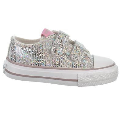 Osito 141070 Zapatilla Textil con Fantasía Con Velcro. Antideslizante. Niña