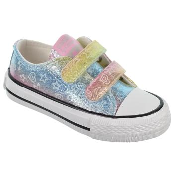 Osito 141073 Zapatilla textil metalizado Velcro Niña antideslizante 2