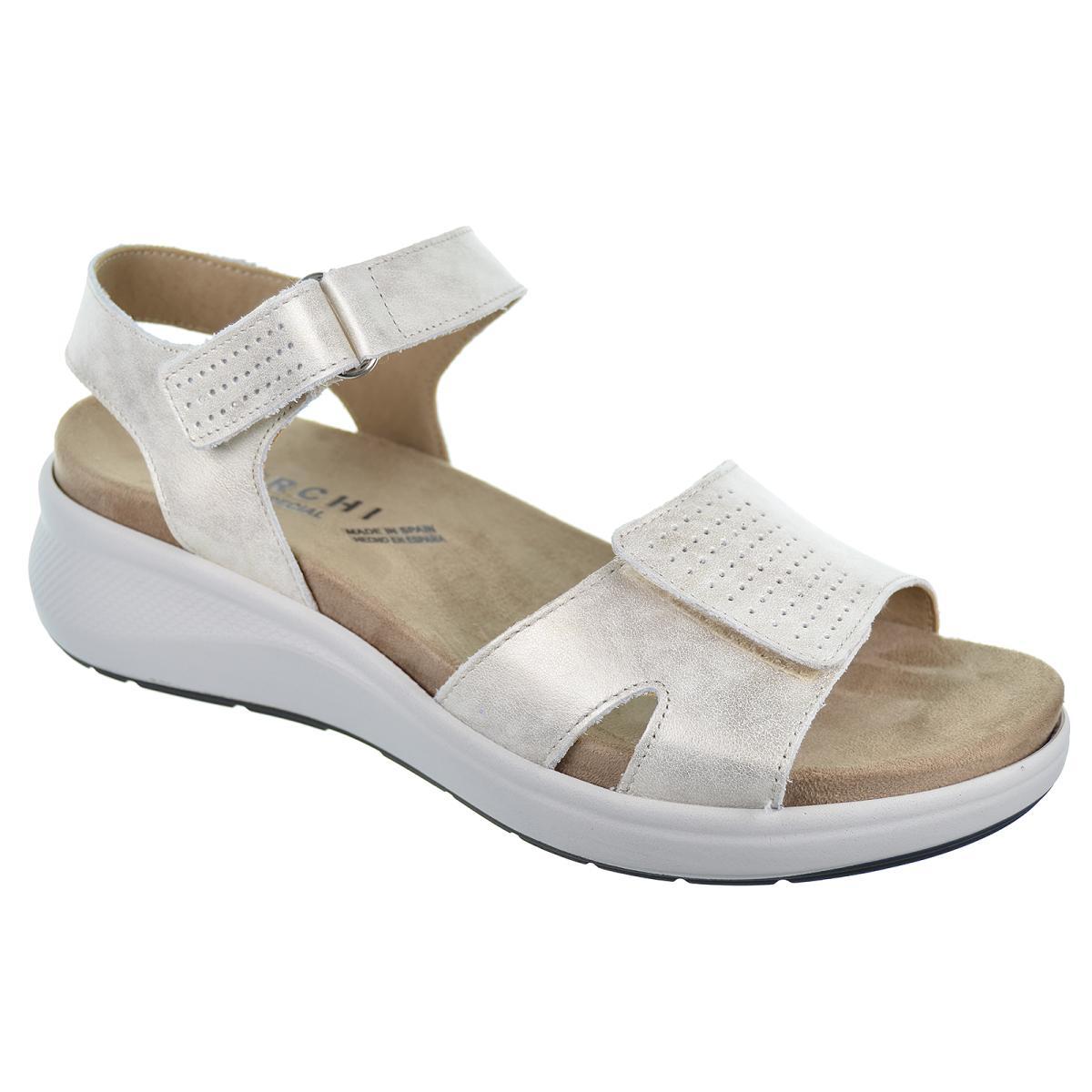 Baerchi 61652 Sandalia Mujer Piel Ancho Especial Velcro