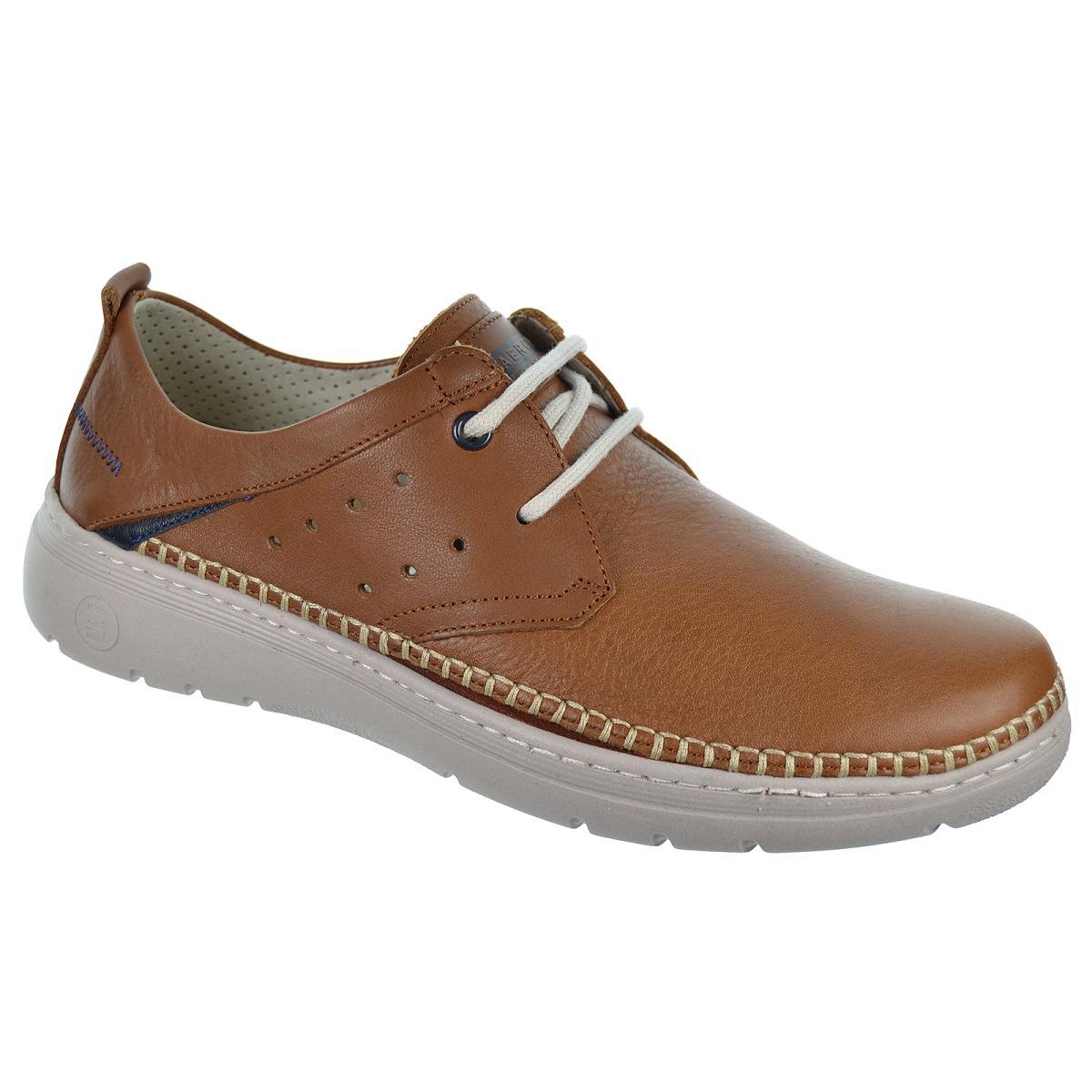 baerchi 1080 zapato casual piel transpirable antideslizante cordones hombre