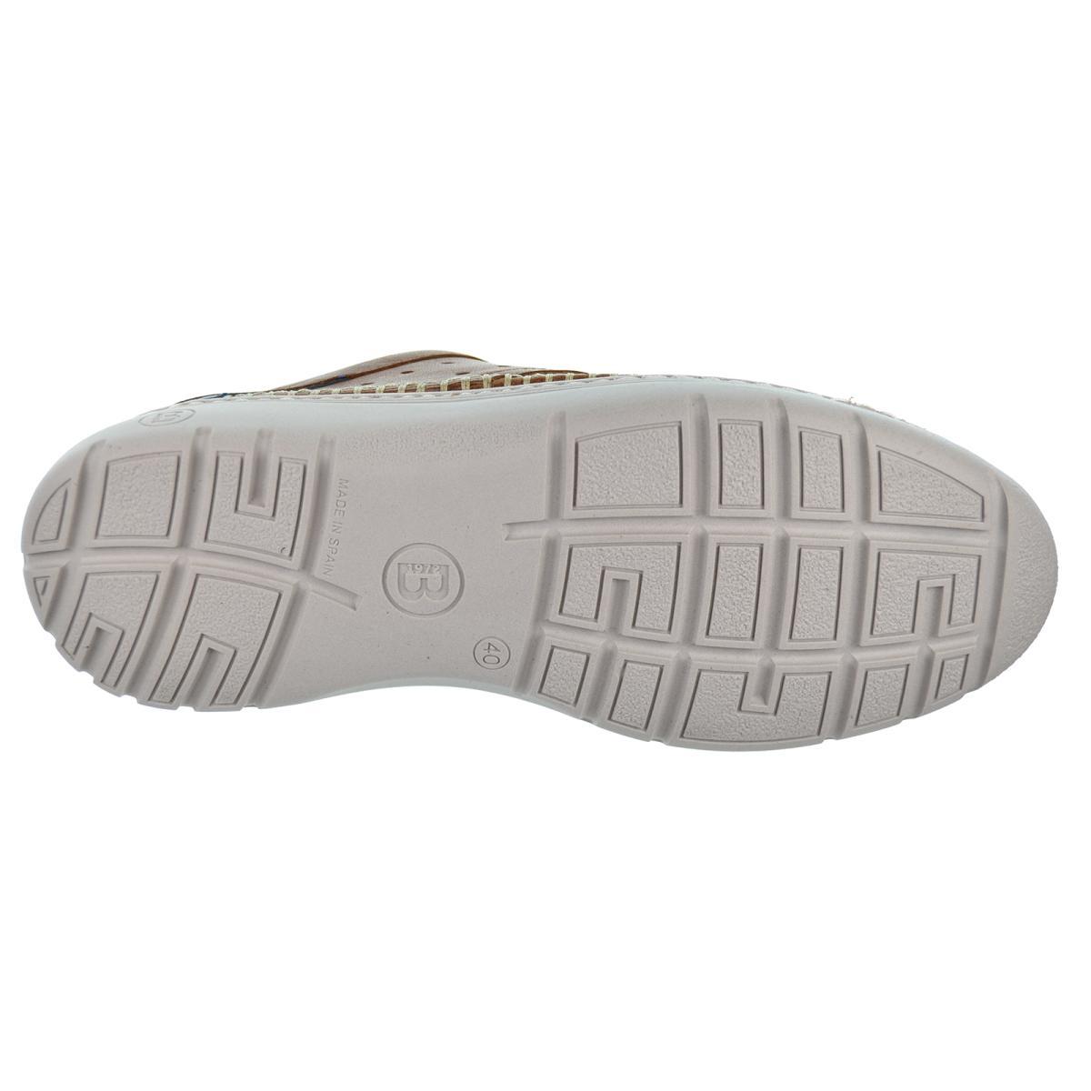 baerchi 1080 zapato casual piel transpirable antideslizante cordones hombre