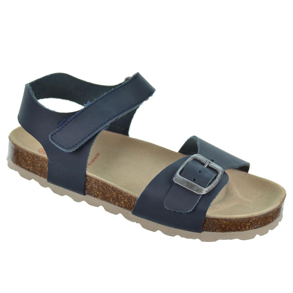 Crecendo 2562 Sandalia Bio Piel Velcro Hebilla Niña