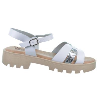 Crecendo 2571 Sandalia Piel Hebilla Antideslizante Niña