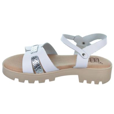 Crecendo 2571 Sandalia Piel Hebilla Antideslizante Niña