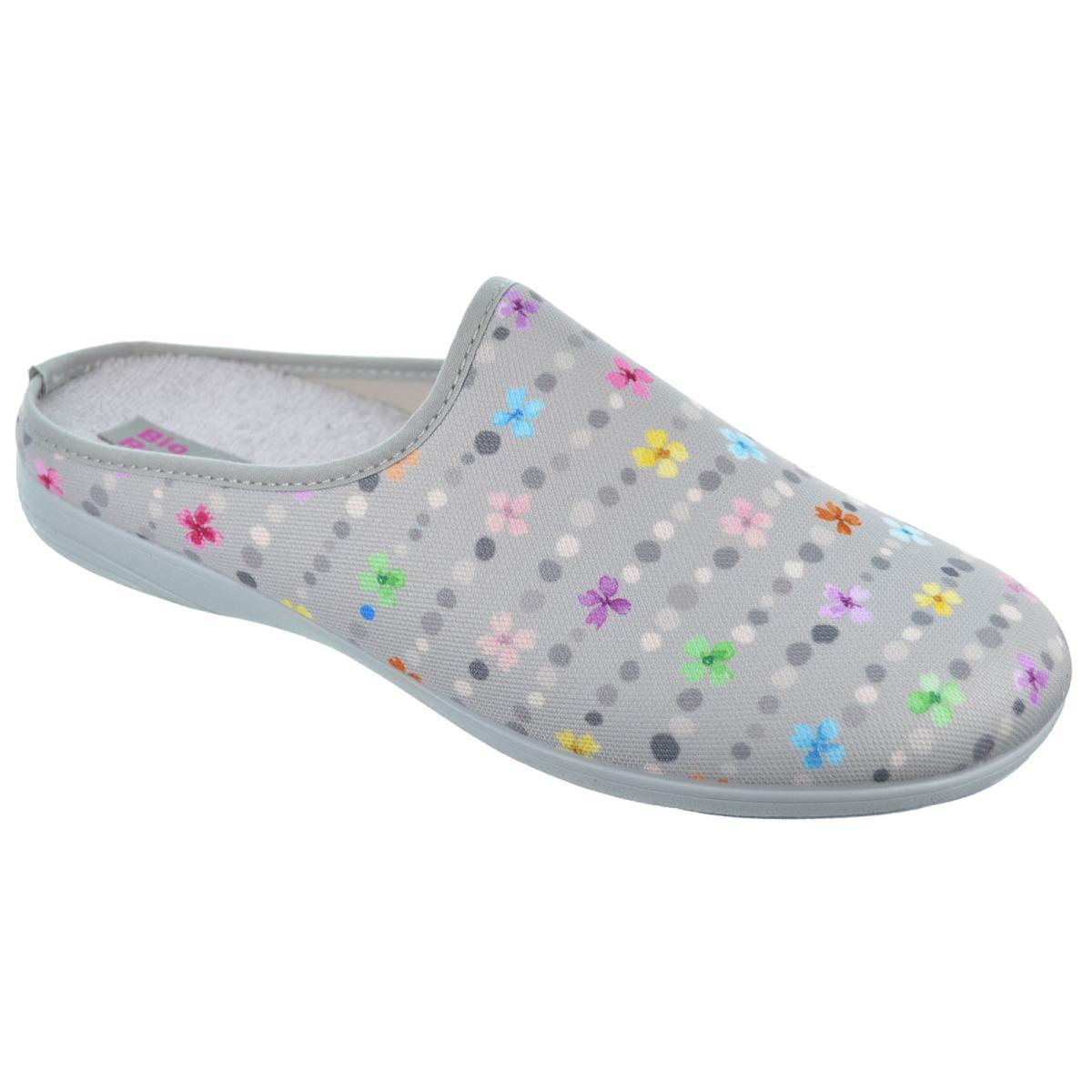 Biorelax 13011 Zapatilla Casa Textil Acolchada Mujer Antideslizante