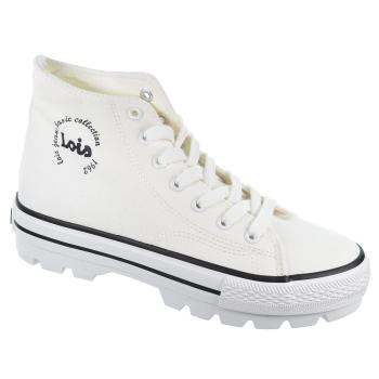 Lois 61361 Zapatilla Botín Lona Textil Acolchada Mujer cordones 2