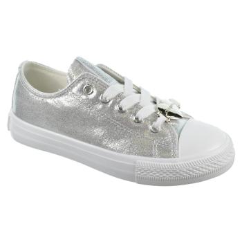 conguitos 283076 zapatilla metalizada cordones nina antideslizante piso goma 2