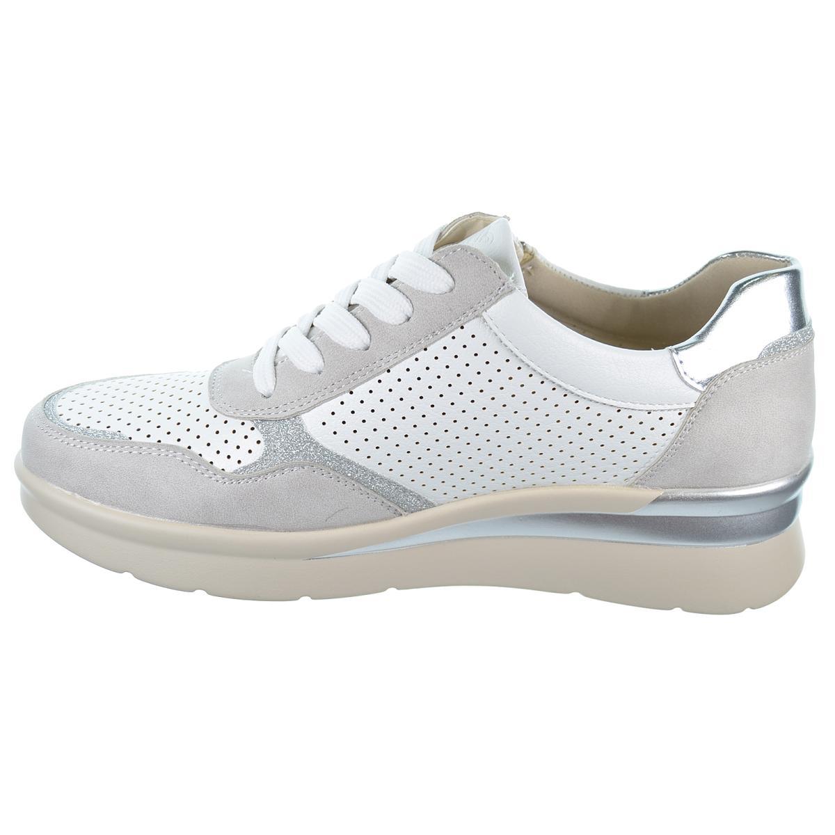 Amarpies 26309 Zapato Casual Confort Suela Cuña Mujer cordones y cremallera